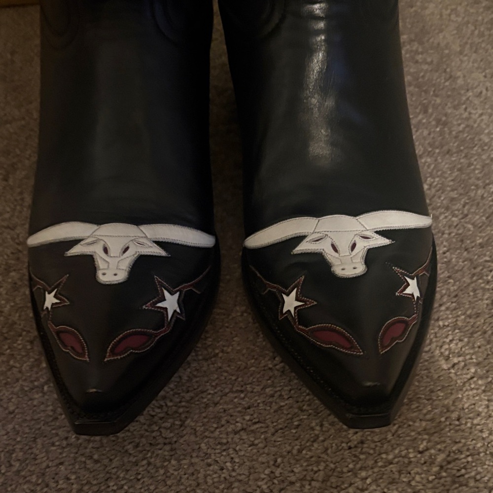 Liberty Boot Co. Black and White Boots. Style called Dallas. NIB. - Picture 3 of 13